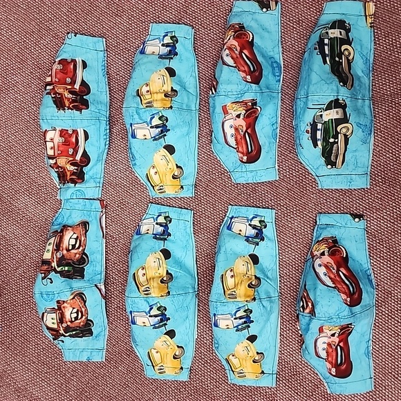 Bundle of 8 Disney Cars Toddler Kids Face Masks - Picture 1 of 15